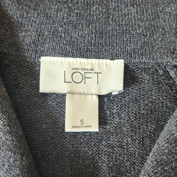 LOFT cropped open front short sleeve bolero/ shrug in size S - Picture 6 of 7